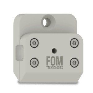 FOM PEEK slot-die, precisie coating gereedschap, PEEK coating tool, industriële slot-die, hoge temperatuur coating, chemisch bestendige slot-die, coating breedte 1-25 mm, PEEK materiaal, dubbelzijdige coating, FOM moduloR2R, viscositeitsbereik coating, l